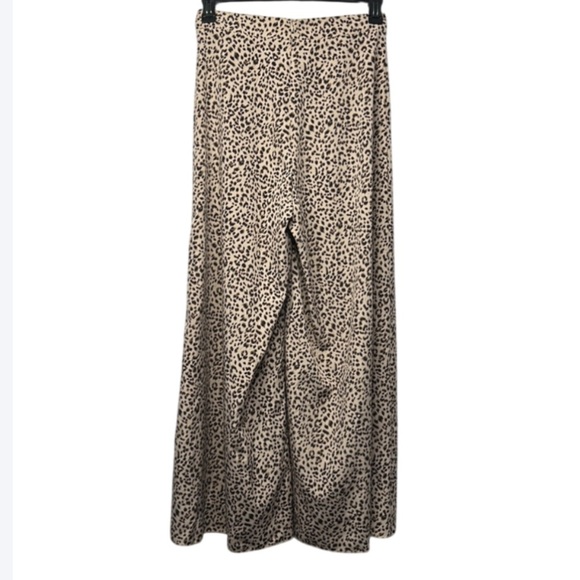 SHEIN Leopard Print High-Waisted Flowy Pants – Size M - Picture 3 of 10